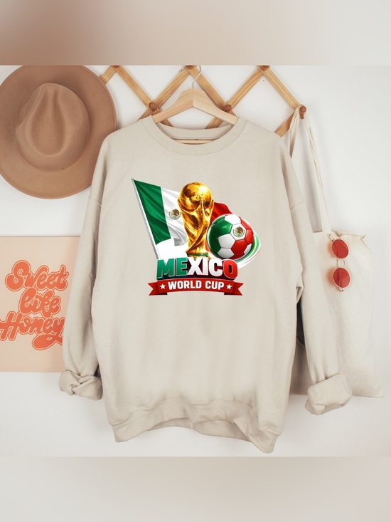 Handmade Tops - Mexico World Cup Sweatshirt